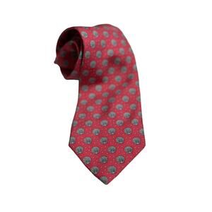 Vineyard Vines Pink Blue Shell Beach Silk Tie
